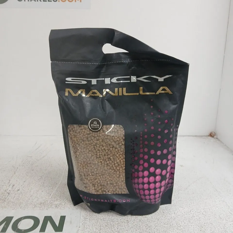 STICKY BAITS MANILLA 4MM PELLETS – CARP FISHING BAIT 2.5KG