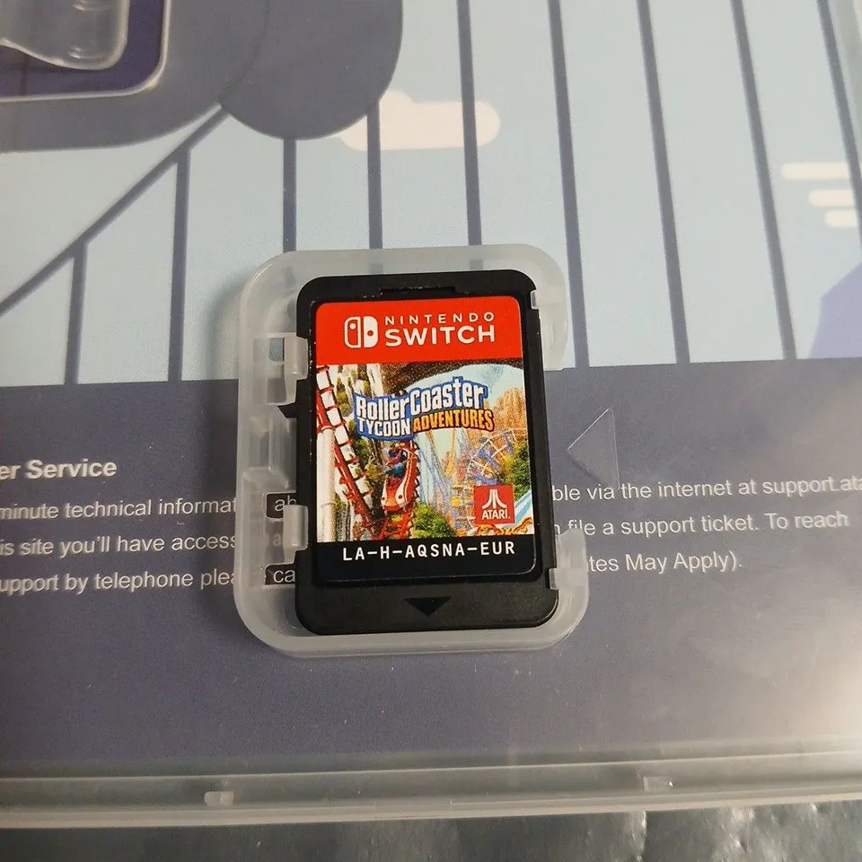 NINTENDO SWITCH ROLLERCOASTER TYCOON ADVENTURES