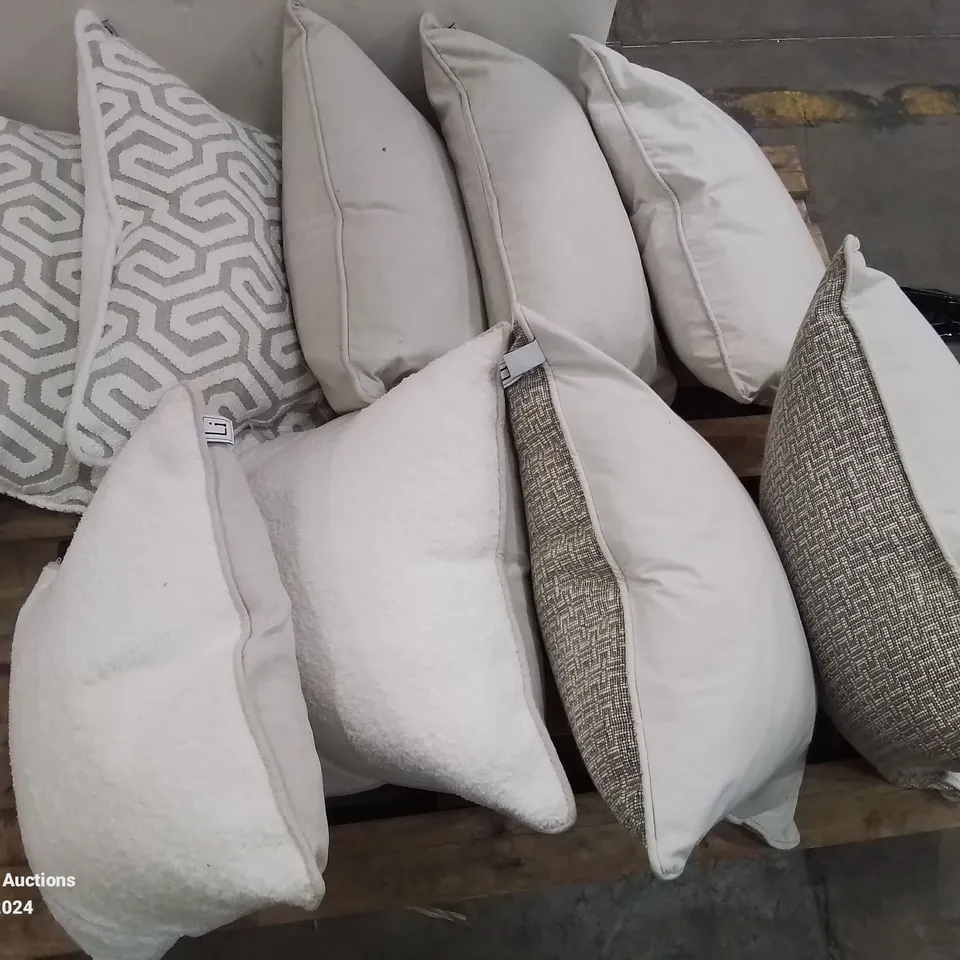 9 QUALITY EX-SHOWROOM CUSHIONS