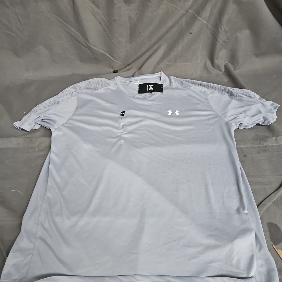 UNDER ARMOUR UA TECH UTILITY SHORT SLEEVE TOP IN GREY SIZE MENS XL