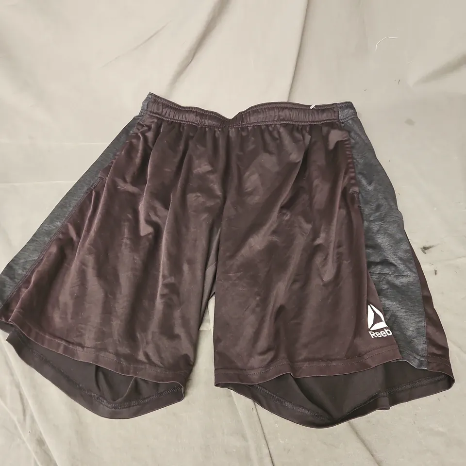 REEBOK MENS ACTIVE SHORTS IN DARK BROWN SIZE XL