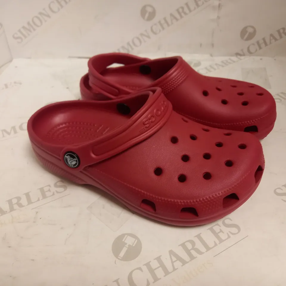 CROCS ORIGINAL RED UK J3 