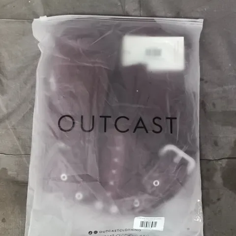 BAGGED OUTCAST DESIREE MINI DRESS IN BURGUNDY SIZE SMALL