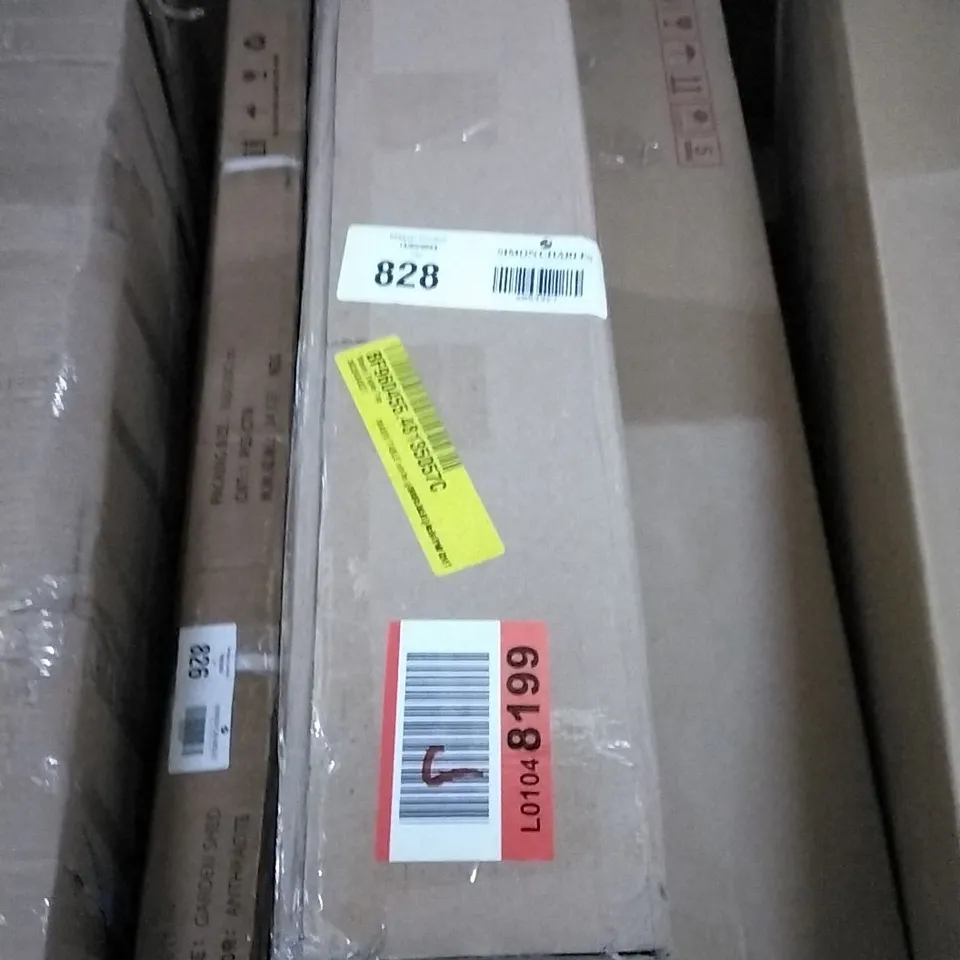 BOXED ABDO TABLE TOP - WHITE GLOSS/BLACK GLOSS (1 BOX)