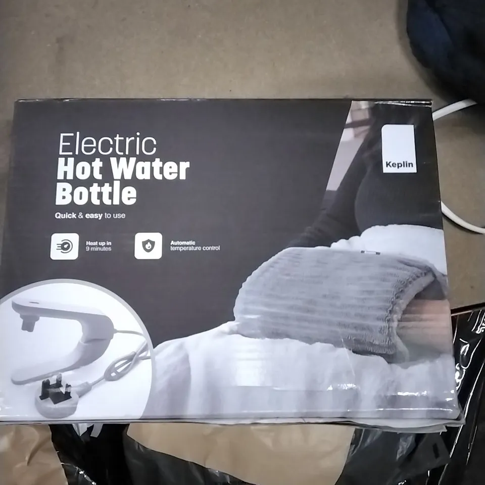 BOXED KEPLIN ELECTRIC HOT WATER BOTTLE 