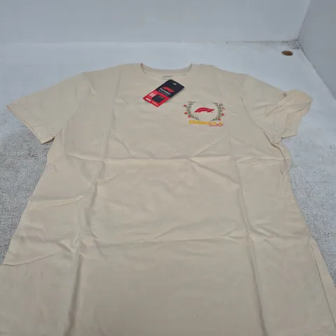 FORMULA 1 OFFICIAL LICENSED T-SHIRT – BEIGE - S