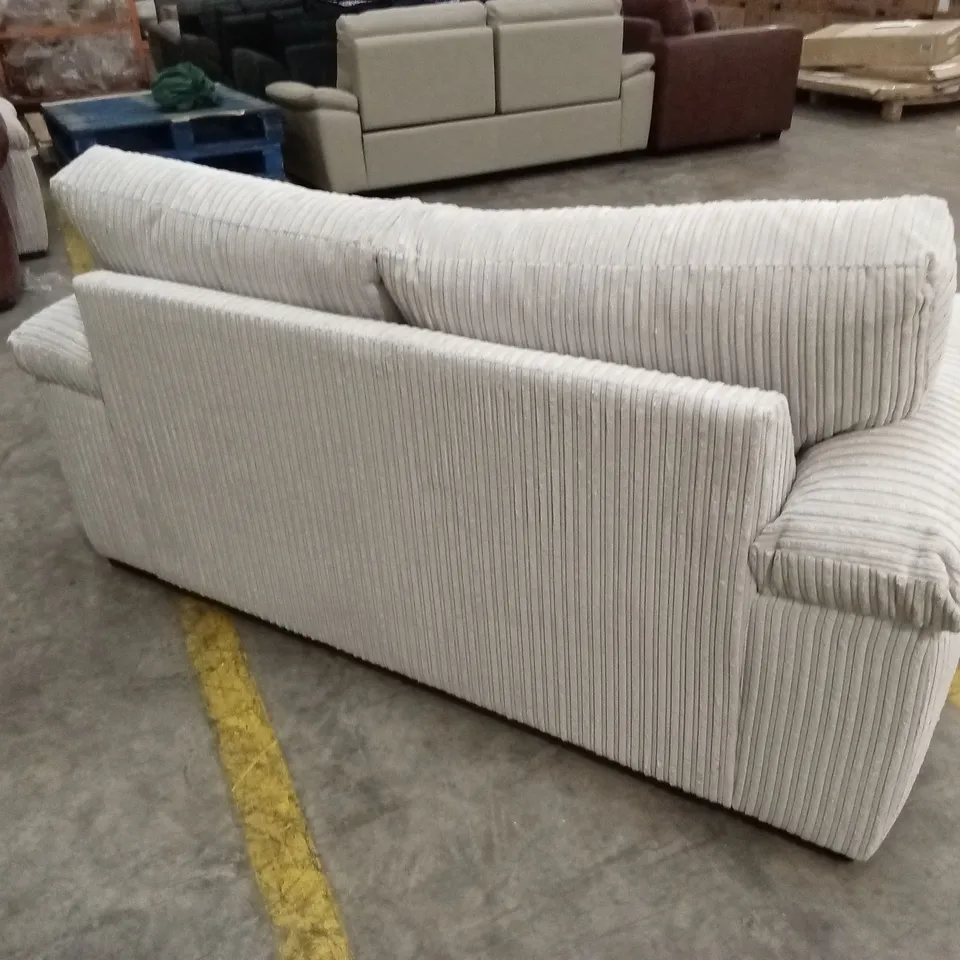AMALFI STANDARD BACK FABRIC 2 SEATER SOFA - SILVER RRP £449