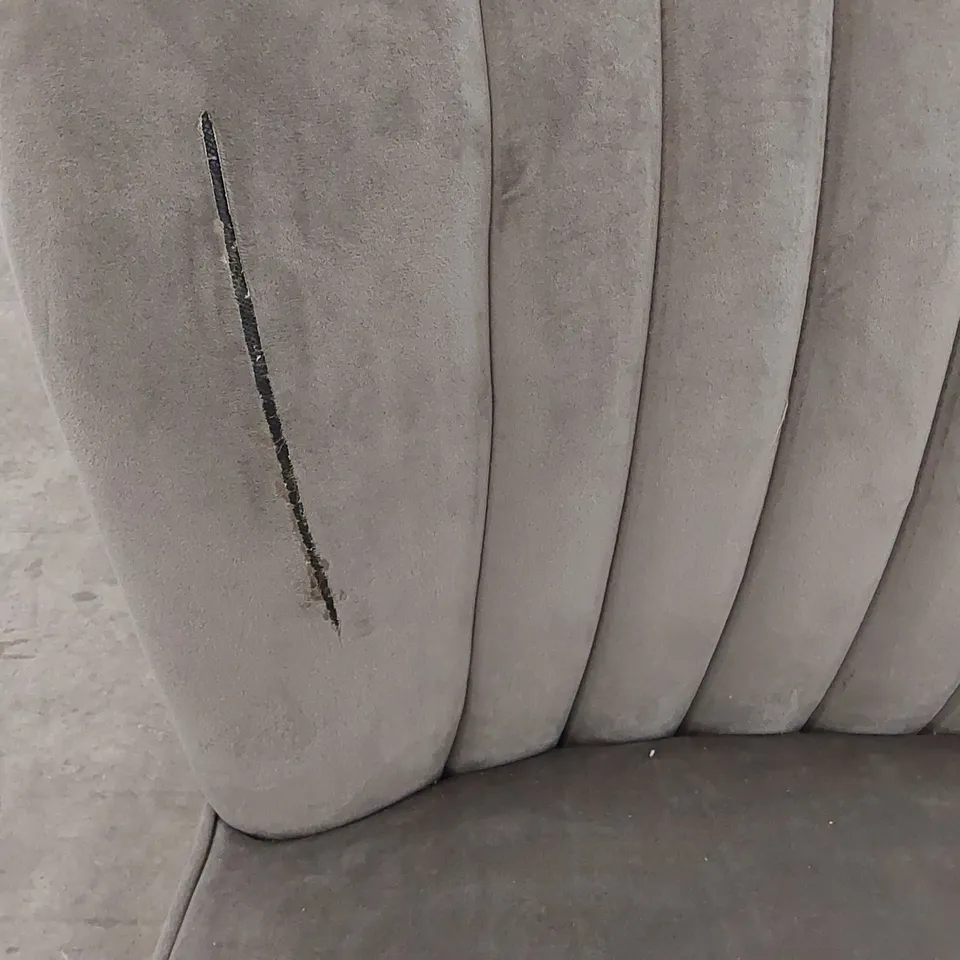 BOXED BELLA SOFA - STEEL GREY (1 BOX)