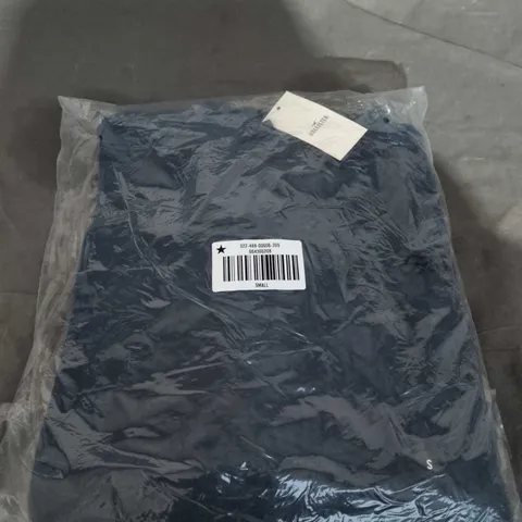 BAGGED HOLLISTER CAUSUAL NAVY BLUE HOODY - SIZE S