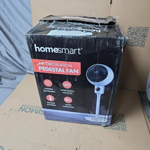 HOMESMART AIR CIRCULATION PEDESTAL FAN – BOXED