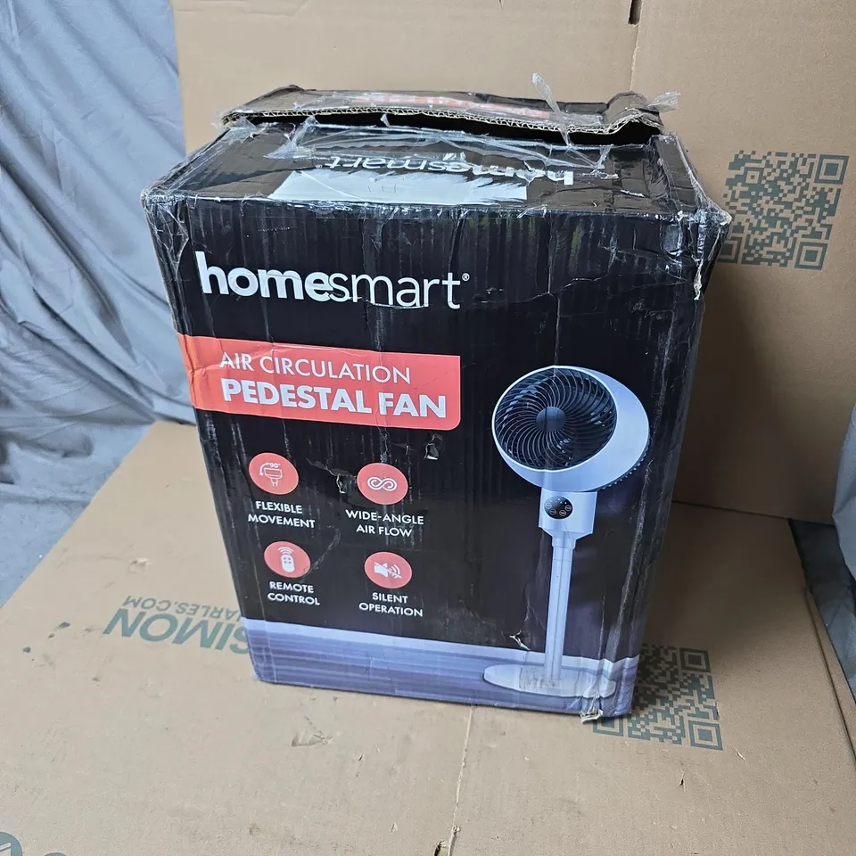 HOMESMART AIR CIRCULATION PEDESTAL FAN – BOXED
