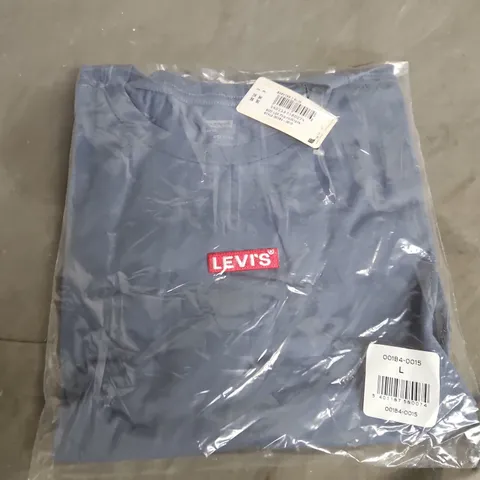 LEVI'S BLUE T‑SHIRT – SIZE L