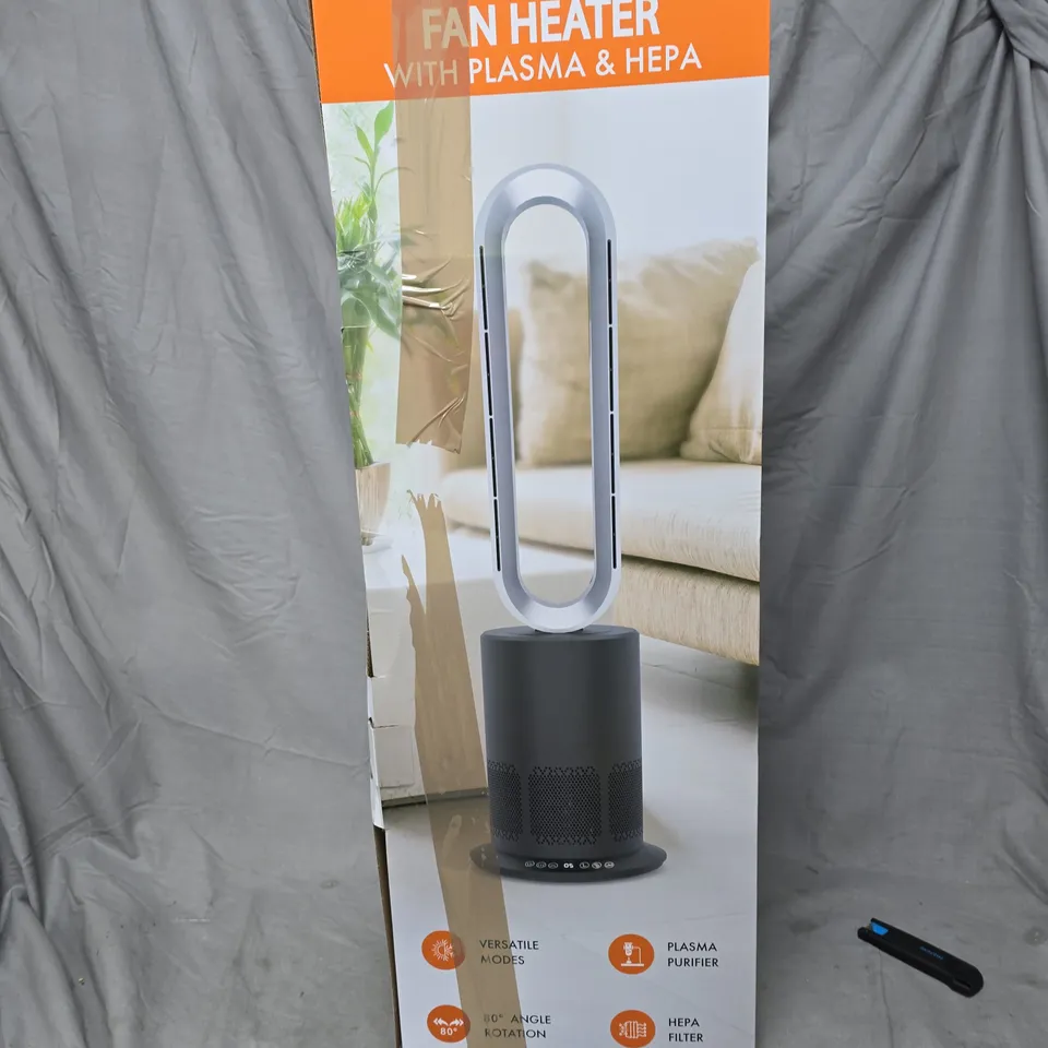 HOMESMART BLADELESS FAN HEATER WITH PLASMA & HEPA – BOXED 
