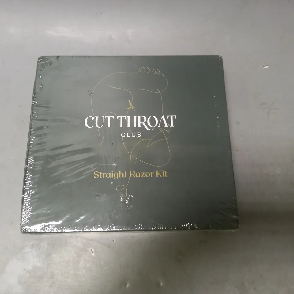 SEALED CUT THROAT CLUB STRAIGHT RAZOR KIT