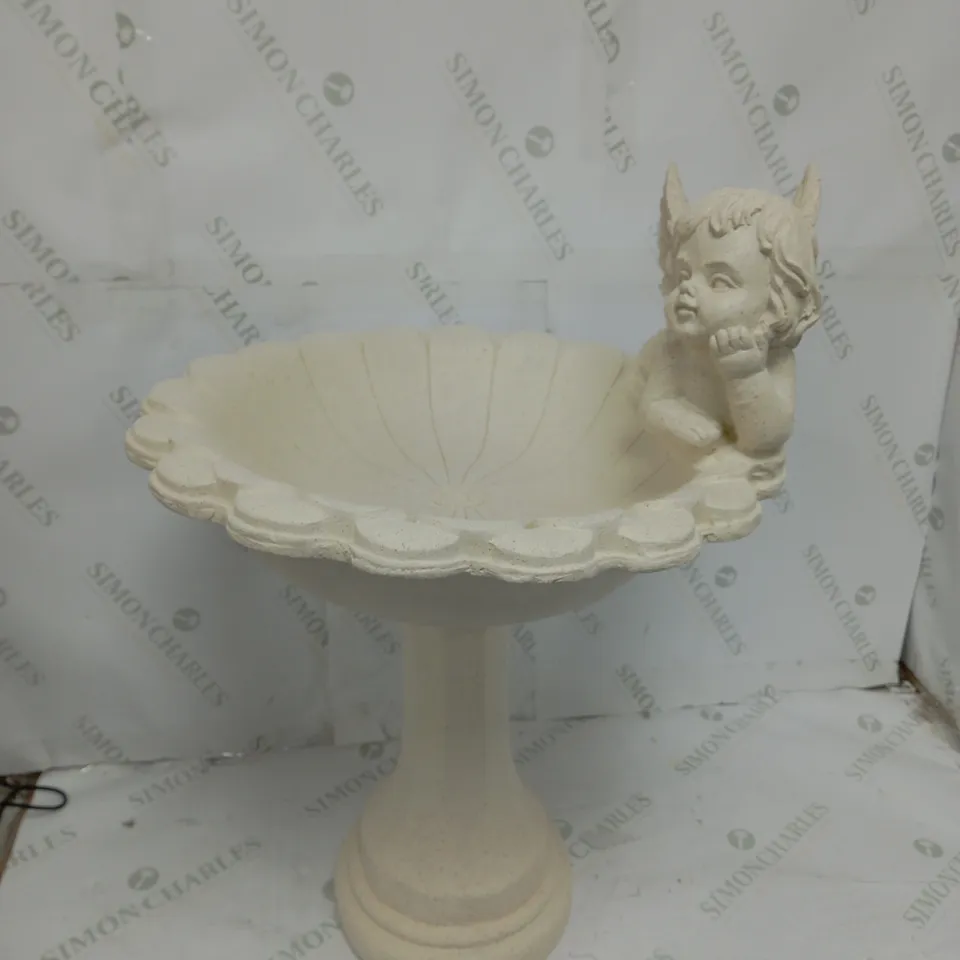 MY GARDEN STORIES CHERUB BIRDBATH / COLLECTION ONLY
