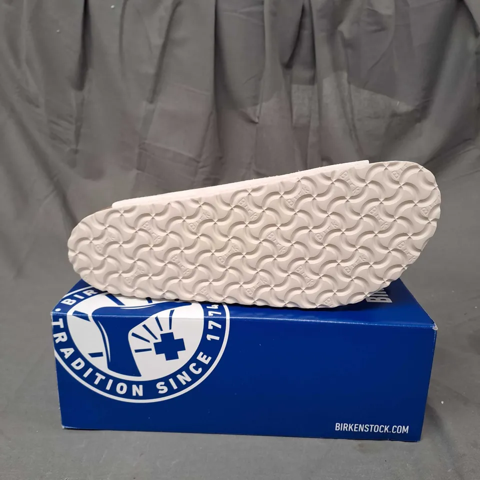 BOXED BIRKENSTOCK MEN'S ARIZONA SLIM-FIT SUEDE DOUBLE-STRAP SANDALS - UK SIZE 10