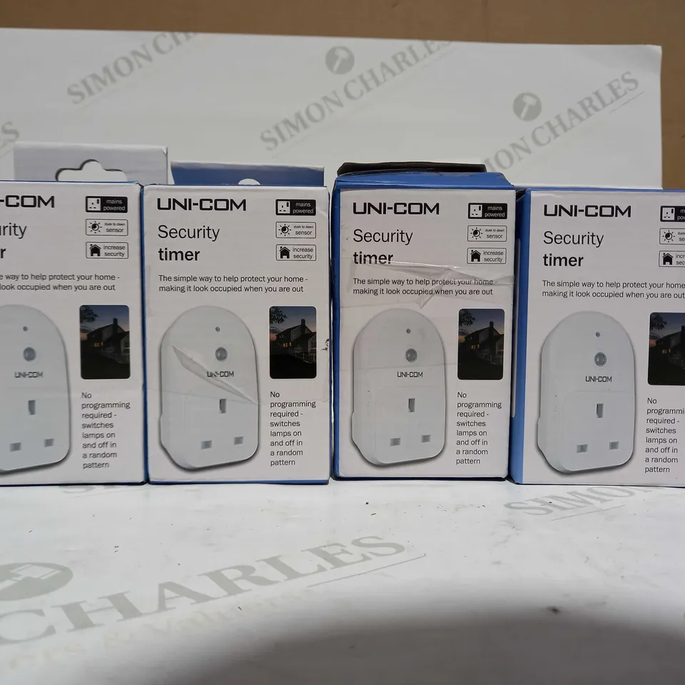 UNI-COM SET OF 4 SECURITY TIMERS