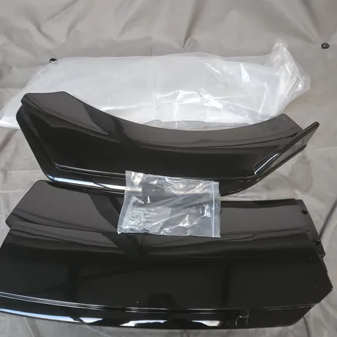 FRONT BUMPER LIP SPOILER + SIDE SKIRT + REAR LID IN BLACK