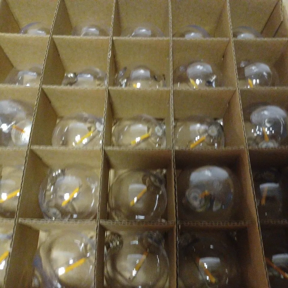 BOXED BRIGHTOWN CLEAR G40 LED GLOBE STRING LIGHT SET