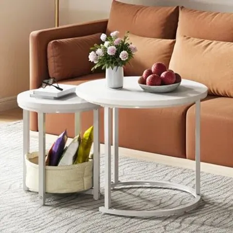 BOXED 2-PIECE WOODEN COFFEE TABLE SET, CENTRE TABLE (1 BOX)