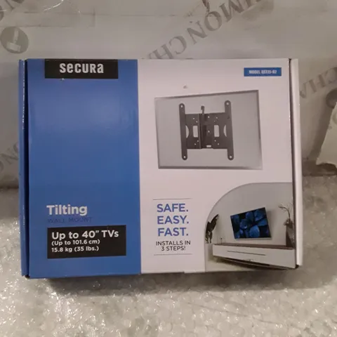 BOXED SECURA TILTING WALL MOUNT FOR TV'S UP TO 40" - QST25-B2