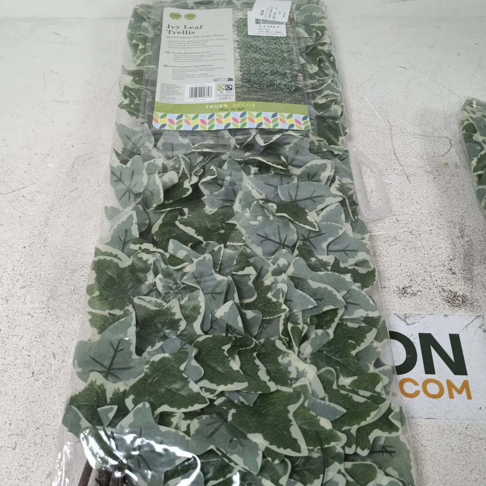 IVY LEAF TRELLIS – FAUX DÉCOR, 180 CM X 60 CM