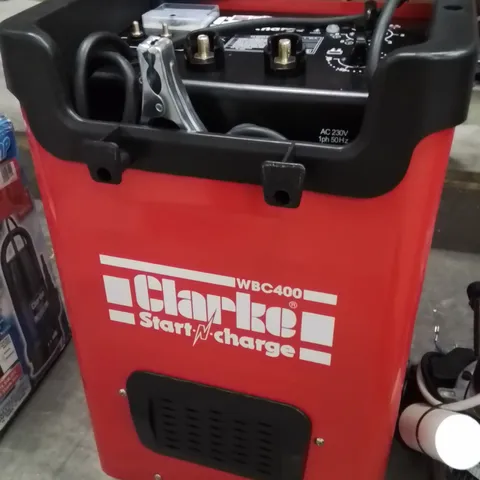 BOXED CLARKE WBC400 350A BATTERY STARTER/CHARGER