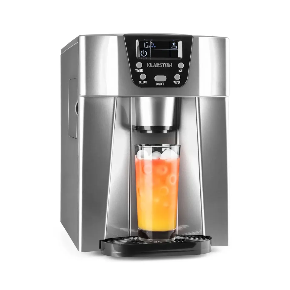 KLARSTEIN ICEVOLCANO 0.6L 12KG/24H ICE MAKER SILVER