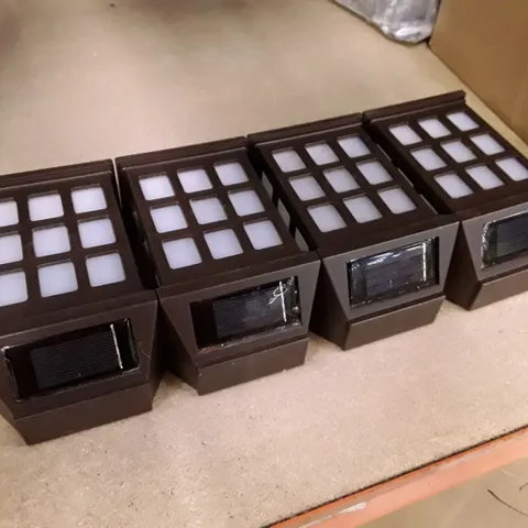 BOXED LED SOLAR DECORATIVE AND ACCENT LIGHTS (SET OF 4)