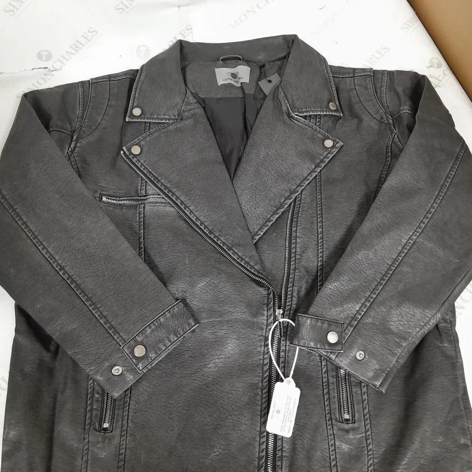 LUXE TO KILL VINTAGE BIKER JACKET -SIZE 10