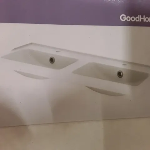 BOXED GOODHOME LANA DOUBLE BOWL BASIN 120CM
