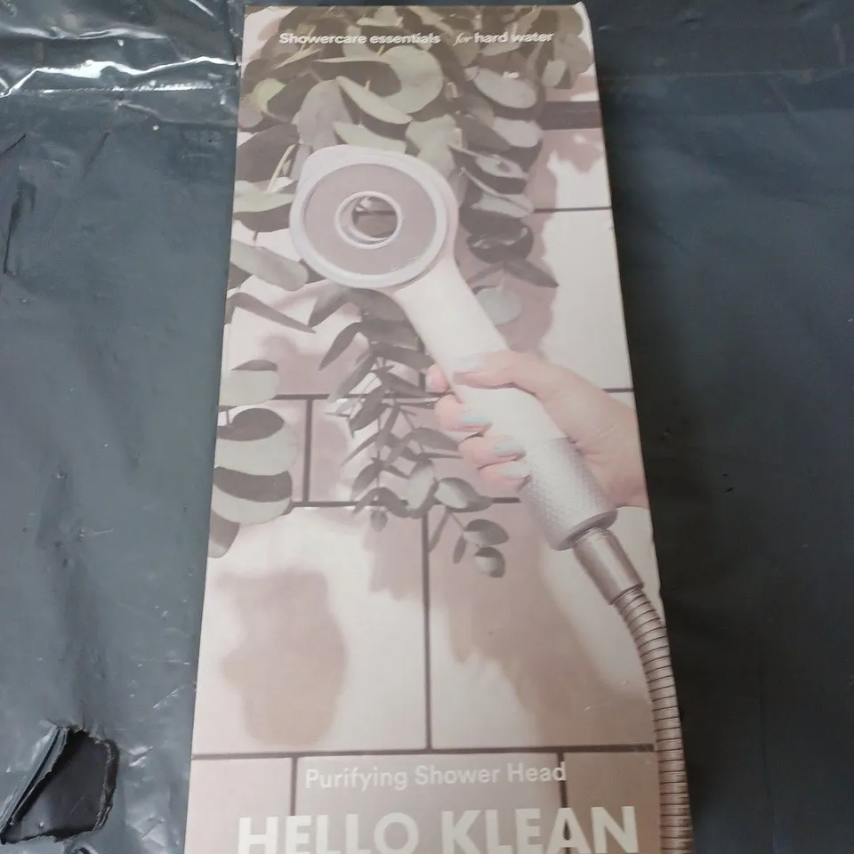HELLO KLEAN PURIFYING SHOWER HEAD FOR HARD WATER