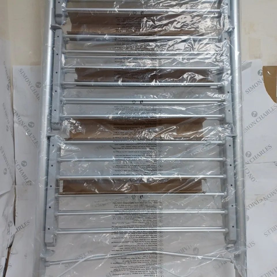ORGANISED OPTIONS 3 TIER HEATED AIRER WITH 21M DRYING SPACE & COVER - COLLECTION ONLY