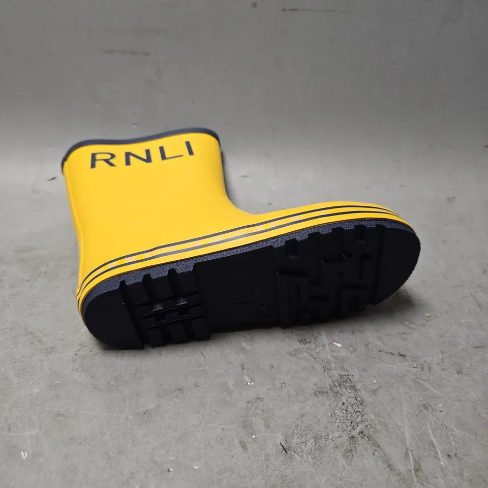 LIFEBOATS RNLI YELLOW WELLIES - SIZE 1 
