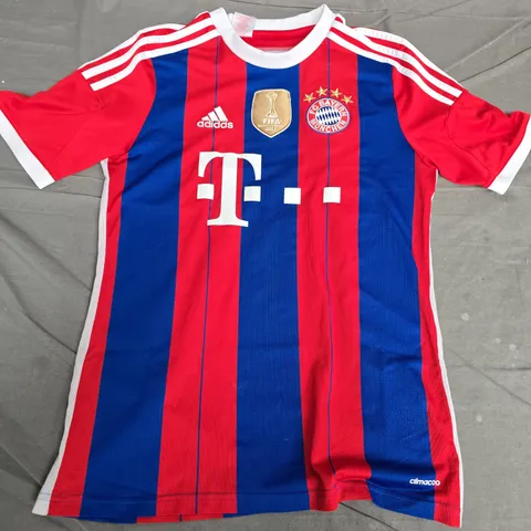 BAYERN MUNICH HOME SHIRT 2014/15 – ADIDAS CLIMACOOL UK 15-16Y (#25 MULLER)