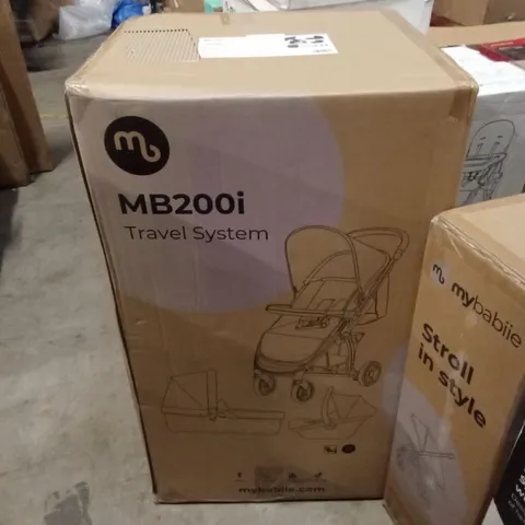 BOXED MYBABIIE MB200i TRAVEL SYSTEM