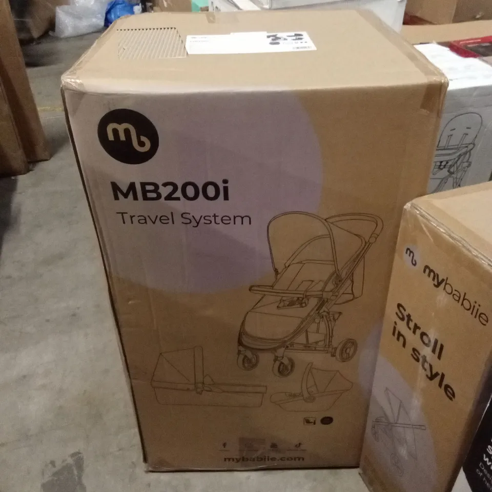 BOXED MYBABIIE MB200i TRAVEL SYSTEM 
