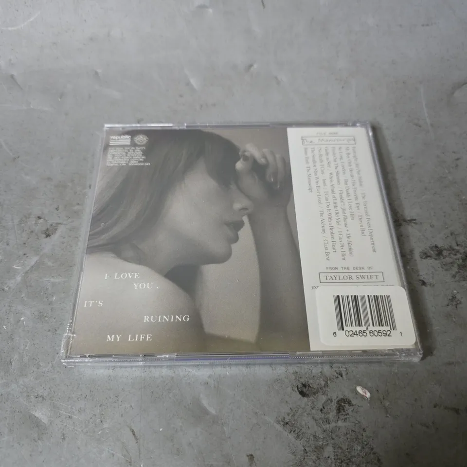SEALED TAYLOR SWIFT THE TORTURED POETS DEPARTMENT CD