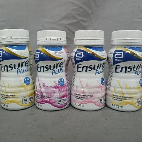 APPROXIMATELY 15 ASSORTED ABBOTT ENSURE PLUS 200ML DRINKS - VARIOUS FLAVOURS