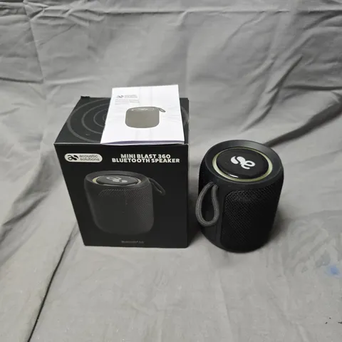 ACOUSTIC SOLUTIONS MINI BLAST 360 BLUETOOTH SPEAKER IN BLACK