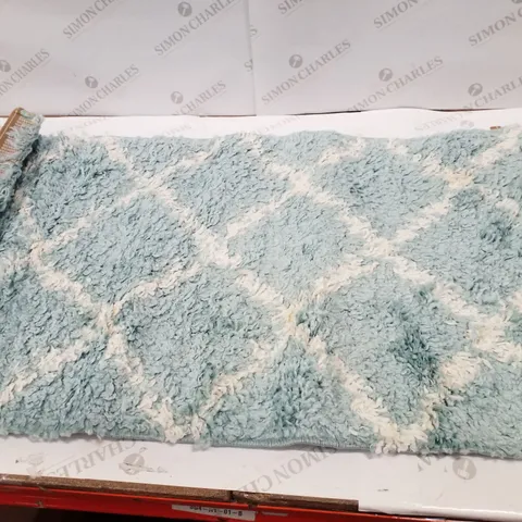 BRAND NEW PACO HOME KALMAR 441 RUG IN TURQUOISE - 60×100CM