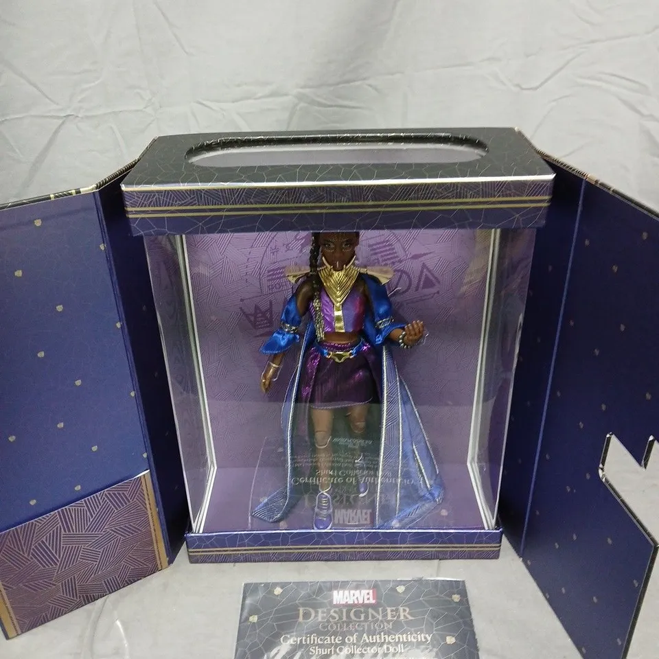MARVEL DESIGNER COLLECTION WORLD OF WAKANDA LIMITED EDITION SHURI DOLL - 3879 OF 4500