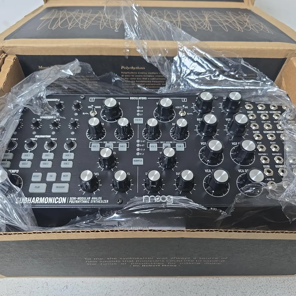 MOOG SUBHARMONICON SEMI-MODULAR ANALOG POLYRHYTHMIC SYNTHESIZER – BOXED