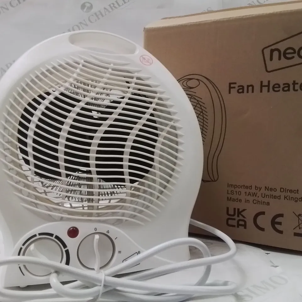 BOXED NEO FAN HEATER IN WHITE
