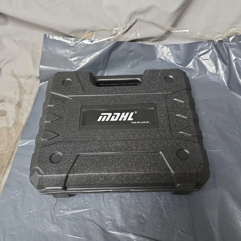 MDHL POWER TOOL WITH ACCESSORIES IN BLACK CASE