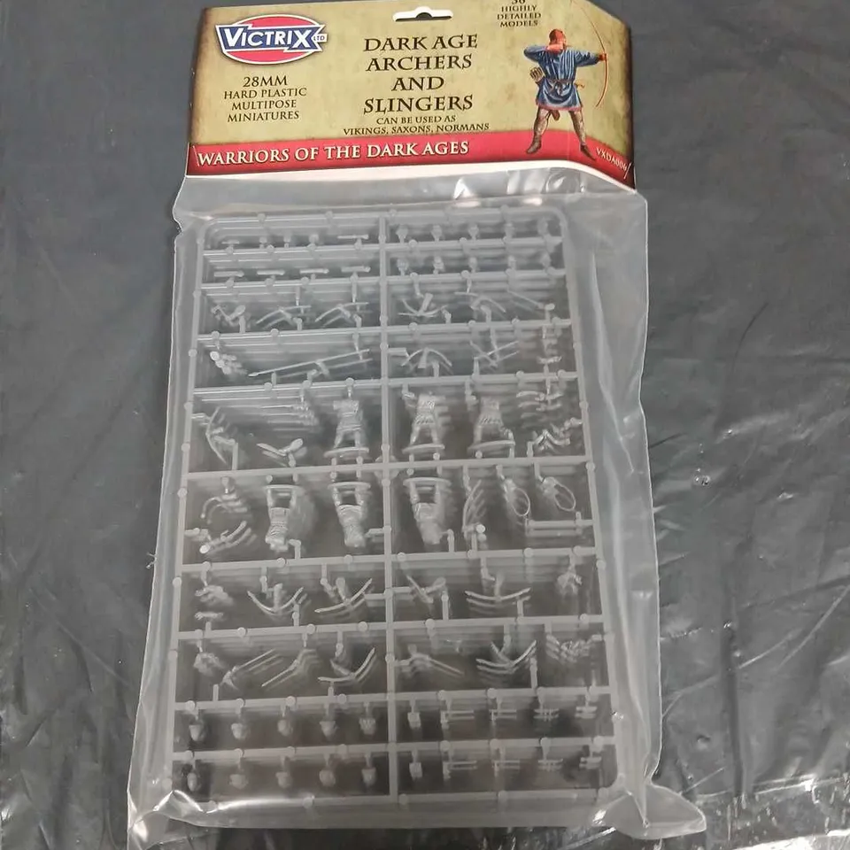 VICTRIX DARK AGE ARCHERS & SLINGERS 28MM MINIATURES SPRUE – WARRIORS OF THE DARK AGES