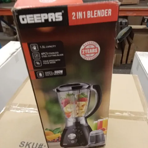 GEEPAS 2IN1 BLENDER