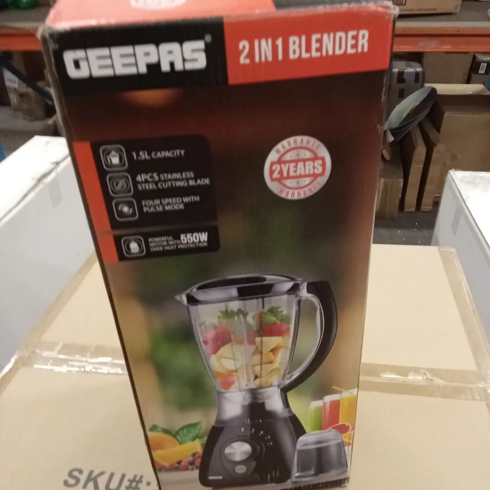 GEEPAS 2IN1 BLENDER