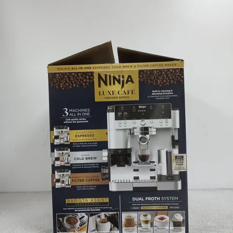 SHARKNINJA LUXE CAFÉ PREMIER SERIES ALL-IN-ONE COFFEE MACHINE – BOXED