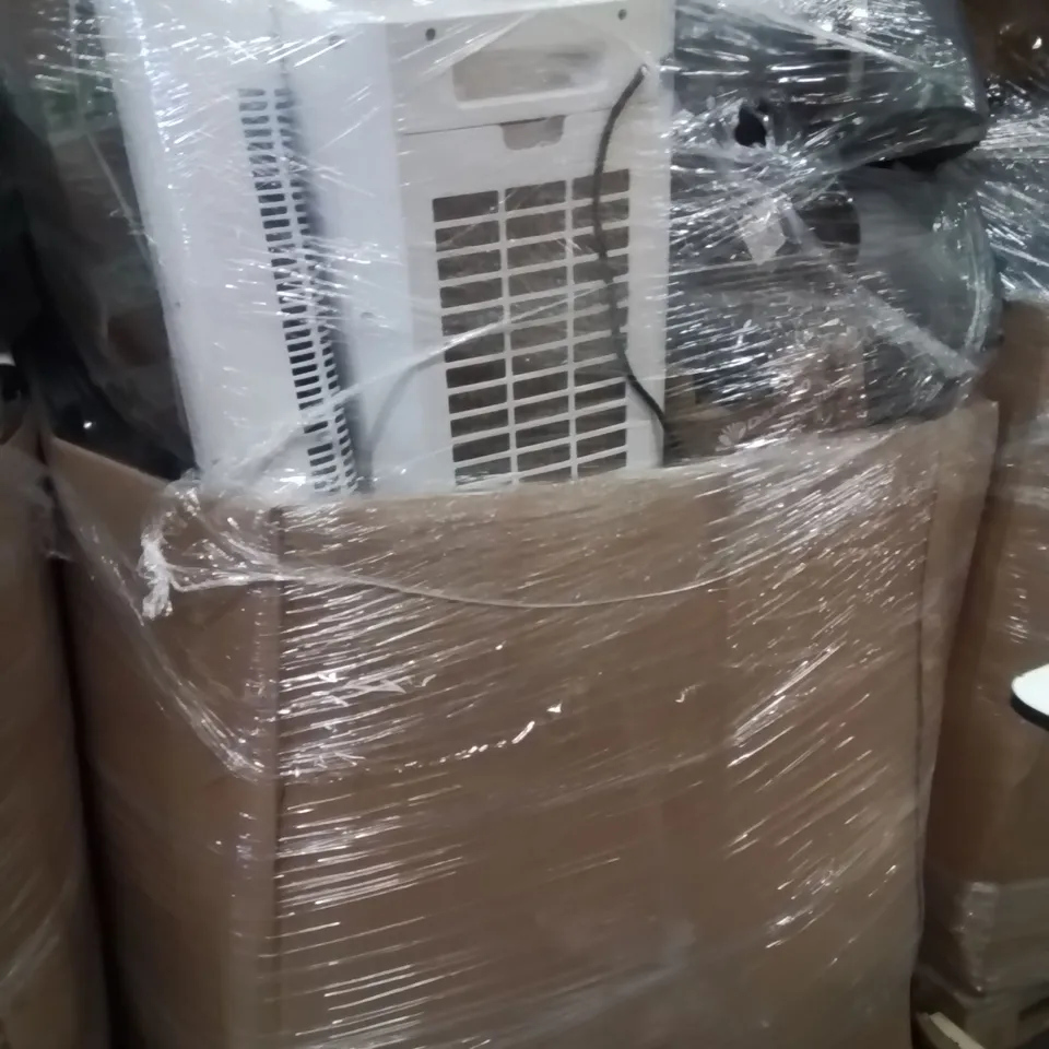 PALLET CONTAINING A LARGE QUANTITY OF ELECTRICAL ITEMS TO INCLUDE;AIR COOLER,KETTLE,TOASTER,IRON